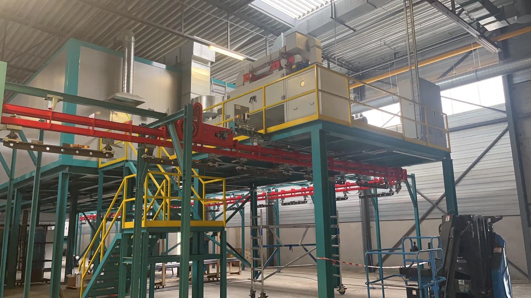 Horizontal Powder Coating Production Line for MDF Sheet and Stainless Steel Substrate