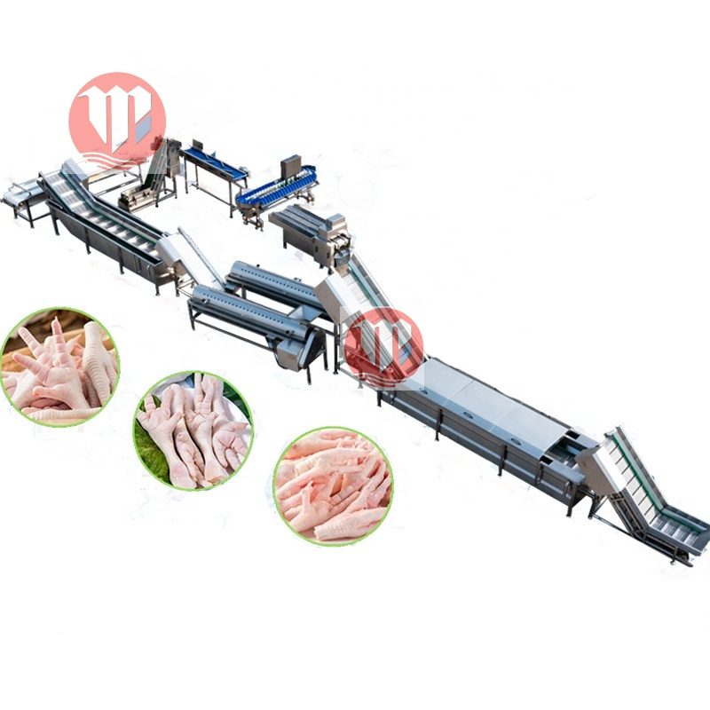 Mingshun Chicken Feet Processing Line with SS304 Specification China Made
