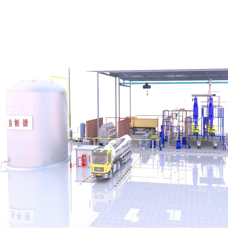 China Manufacturing Palm Oil Pressure Refinery Production Line for Factory