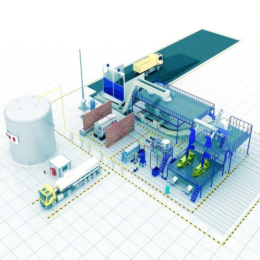 China Manufacturing Palm Oil Pressure Refinery Production Line for Factory
