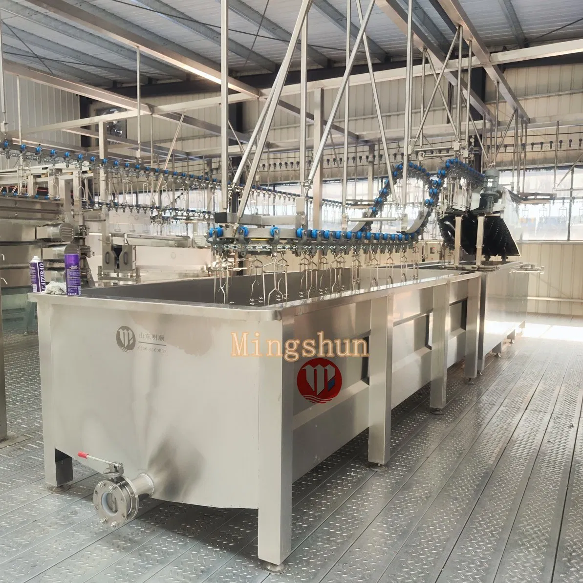 New Design 304 Stainless Steel Duck Goose Poultry Slaughter Equipment Chicken Turkey Killing Processing Line