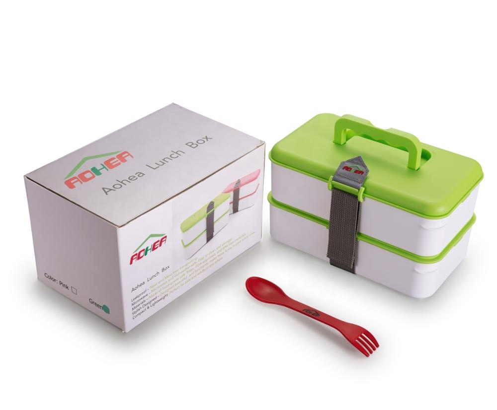 Eco-Friendly BPA-Free Layered Lunch Box for Meal Prep
