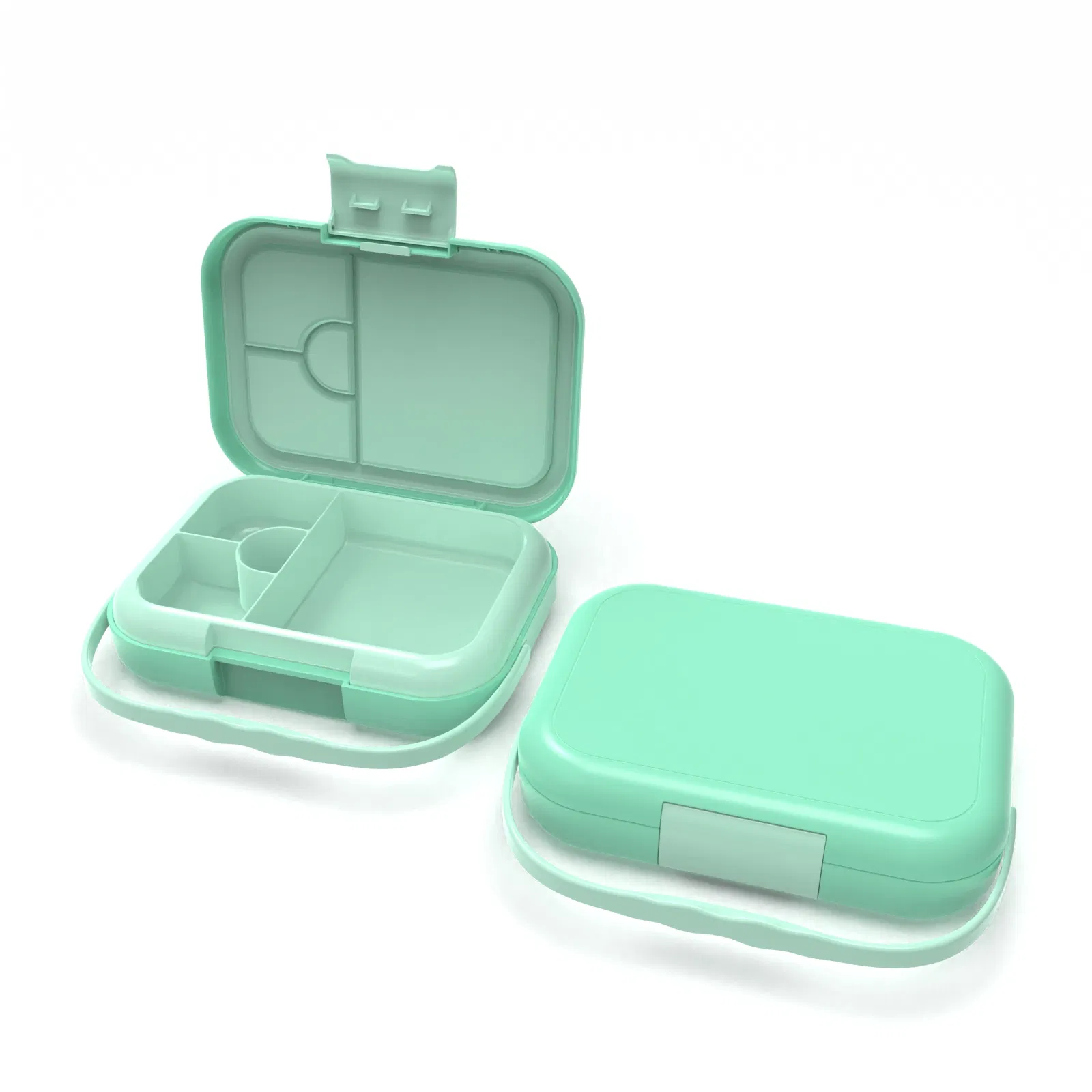 Aohea OEM ODM Obm Portable Lunch Box with Ice Pack1l Glass Meal Prep Containers Glass Bento Box for Adults Lunch Containers with Lid Glass Food Container