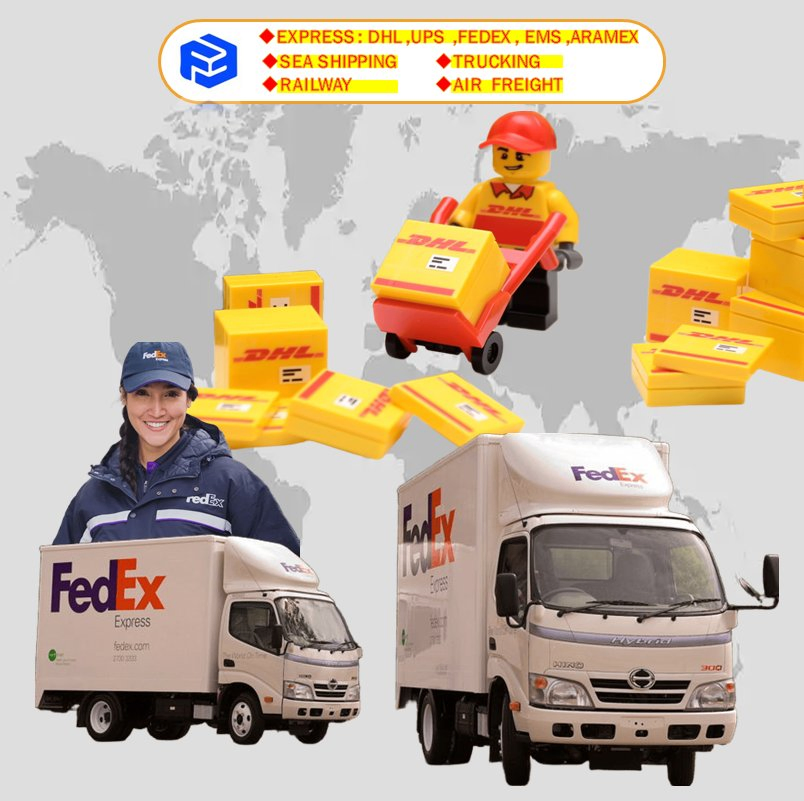 Forwarder Shipping Agent FedEx/UPS/DHL International Express Shipping Service From China Door to Door Shipping Cheapest Shipping Price