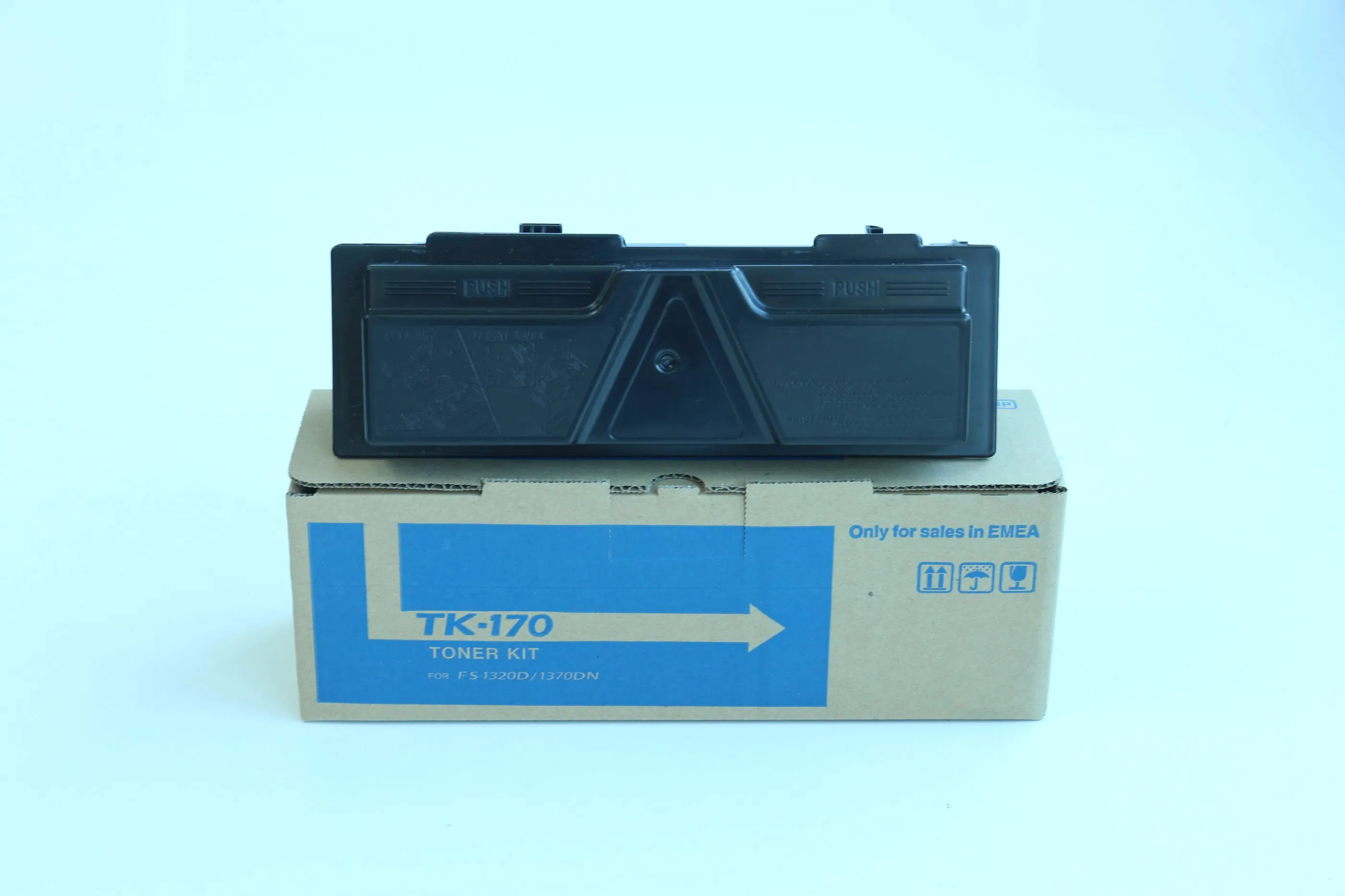 China Factory Remanufactured Original Genuinetoner Cartridge Tk170 Tk-170 Japan Tomoegawa Copier Toner Fs 1320d 1370DN for Kyocera