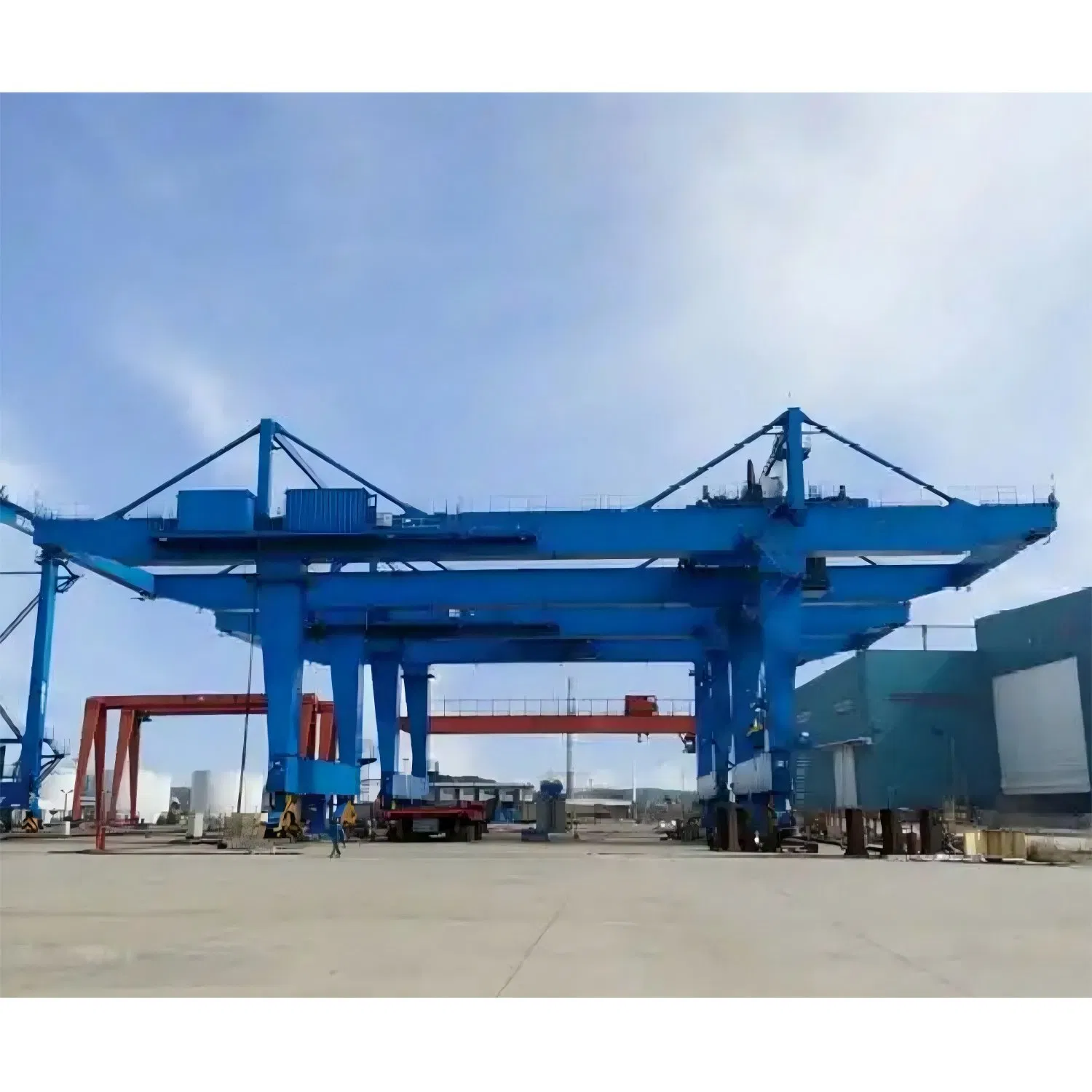Customizable Heavy-Duty Rubber Tyre Gantry Crane for Cargo