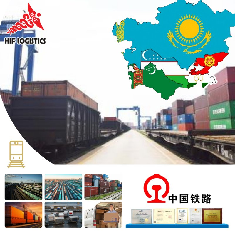 Transit China Kazakhstan Logistics Agent Rail Freight Shipping From China to Middle East Rail Shipping Service to Kazakhstan DDP Shipping