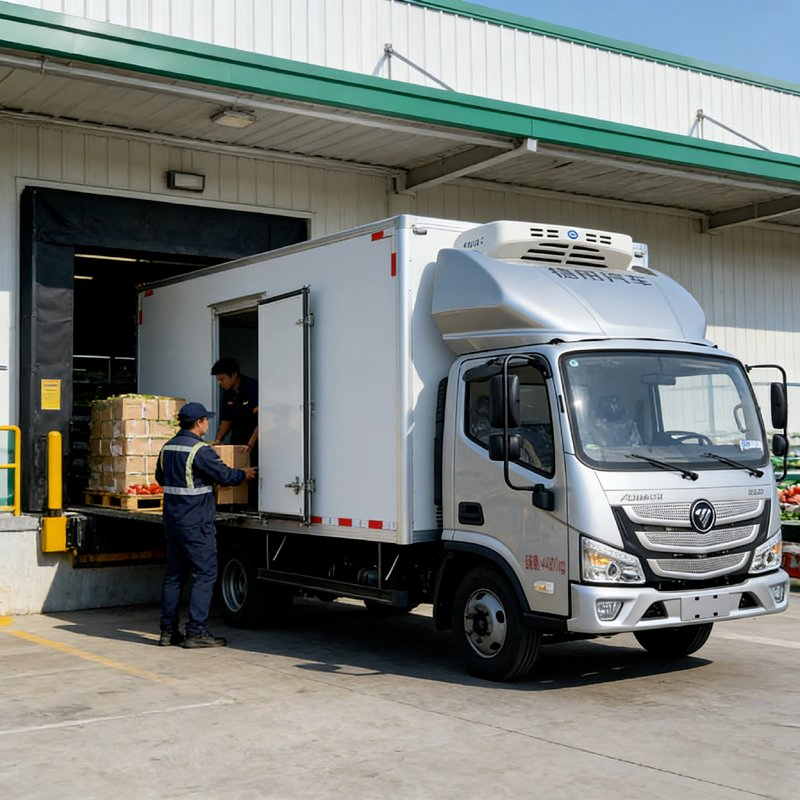 4.2m Reefer Truck for Fresh Food and Vegetable Cold Chain Delivery