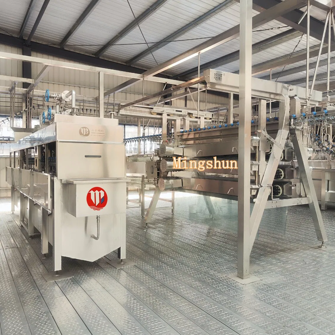 New Design 304 Stainless Steel Duck Goose Poultry Slaughter Equipment Chicken Turkey Killing Processing Line