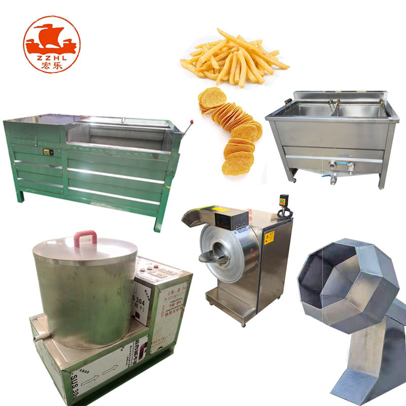 Customized CE Approved Wooden China Frozen French Fries Production Line Hlst-50