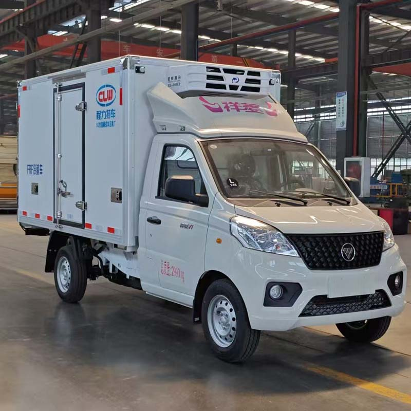 Clw Foton 4X2 Forland 131HP 5cbm Ice Cream Freezer Refrigerated Truck Box Freezer Van with Lifting Plate
