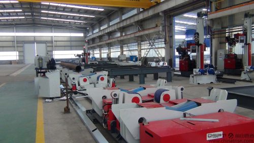 Production Line for Pipe-Pipe Jointing Through a Flow Process