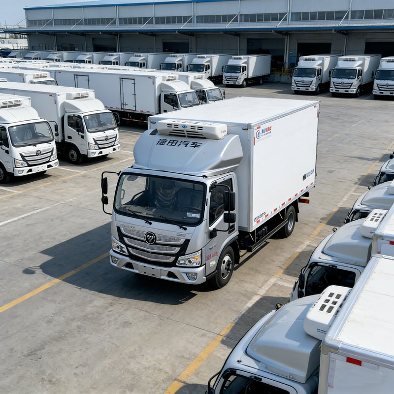 4.2m Reefer Truck for Fresh Food and Vegetable Cold Chain Delivery