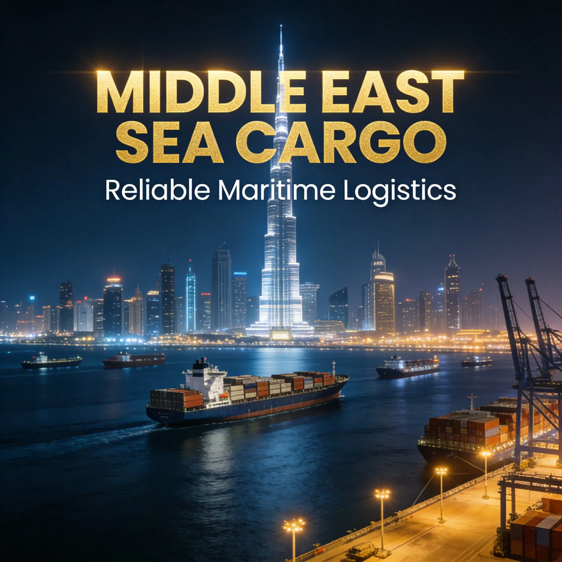 Ontask Middle East Sea Cargo DDP Service for Shipping Trade