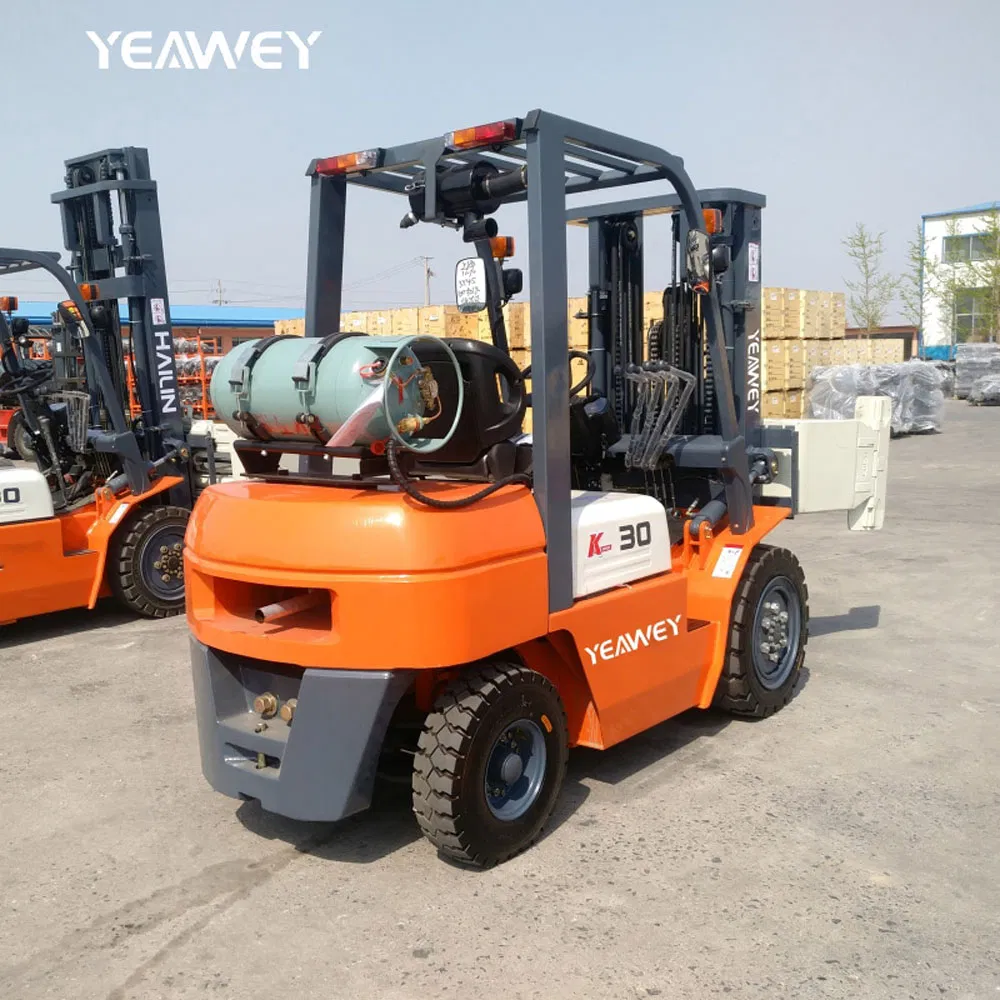 China Factory Price Warehouse Dock Cargo LPG Gas Gasoline Petrol Diesel Forklift Truck with Japan Engine