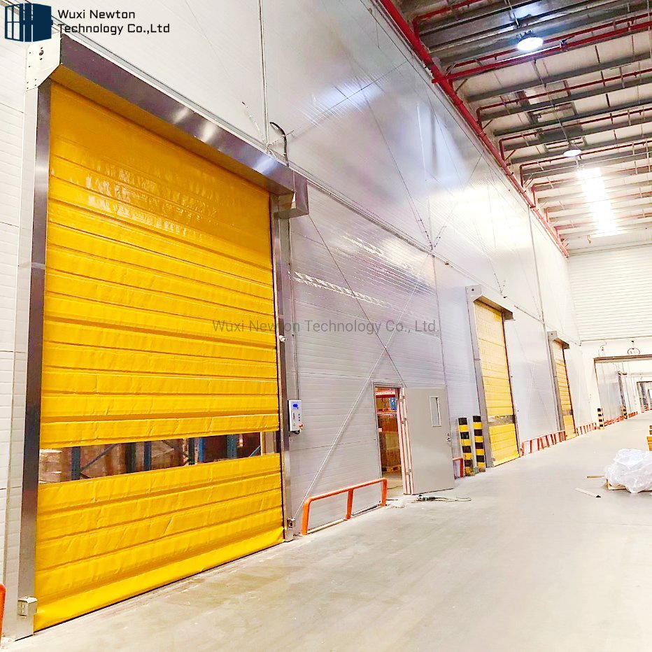 Cold Room Auto Rapid Action Roll up Freezer Door for Constant Temperature Warehouse