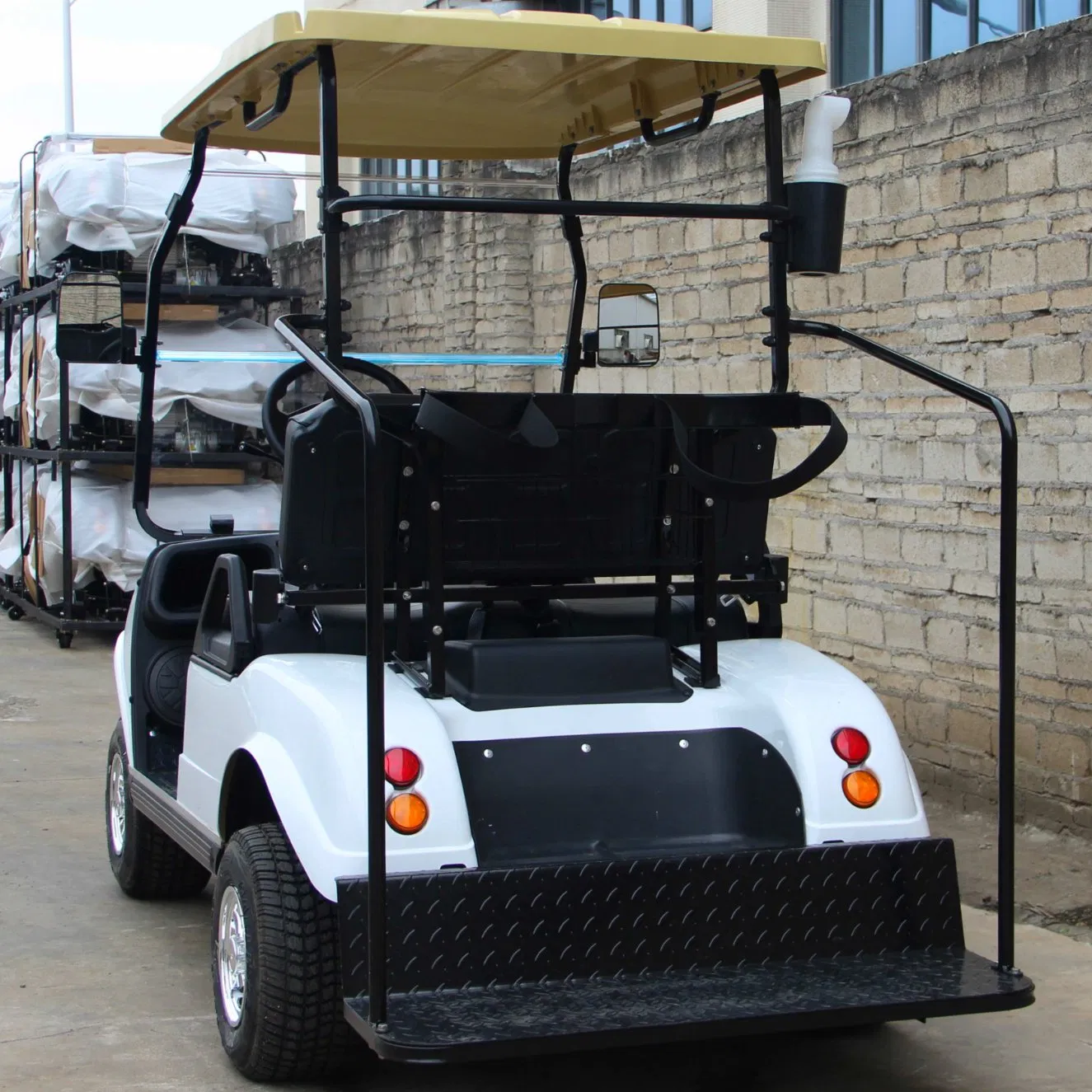 Hdk Fleet of Golf Cart for Sale on Course White Color