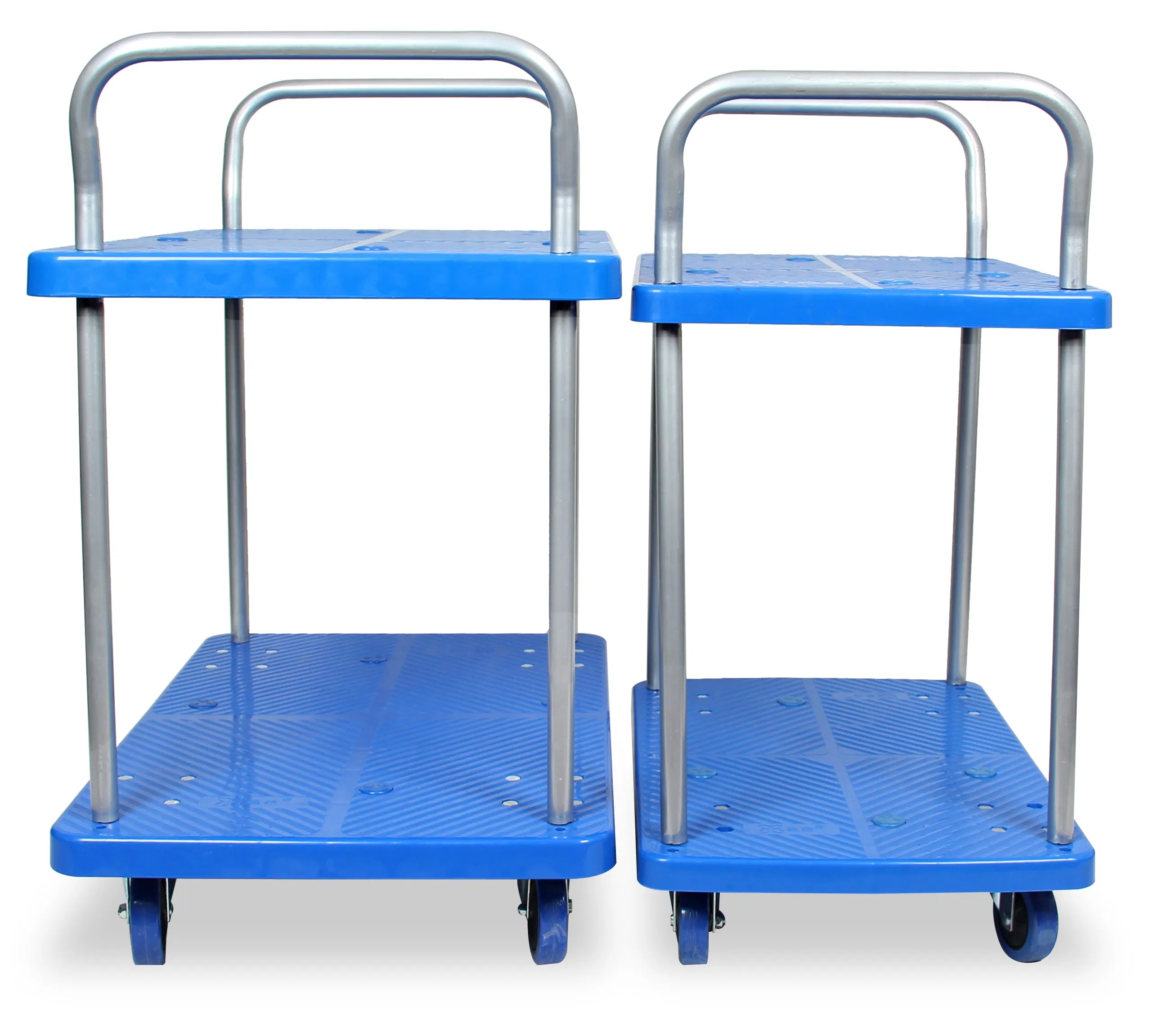 Workshop Non-Foldable Food Transport Cart 2-Tier/3-Tier Industrial Tool Trolley with High Quality
