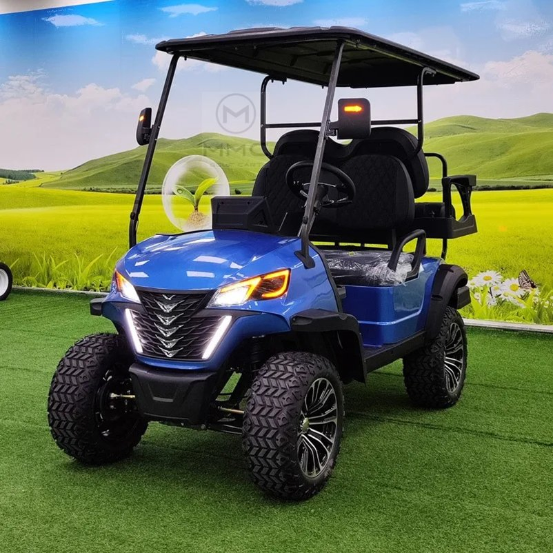Wholesale Classic Luxury 6 Seater Custom Street Legal off-Road Lithium Battery Electric Golf Carts with Solar Power Panel Golf Cart