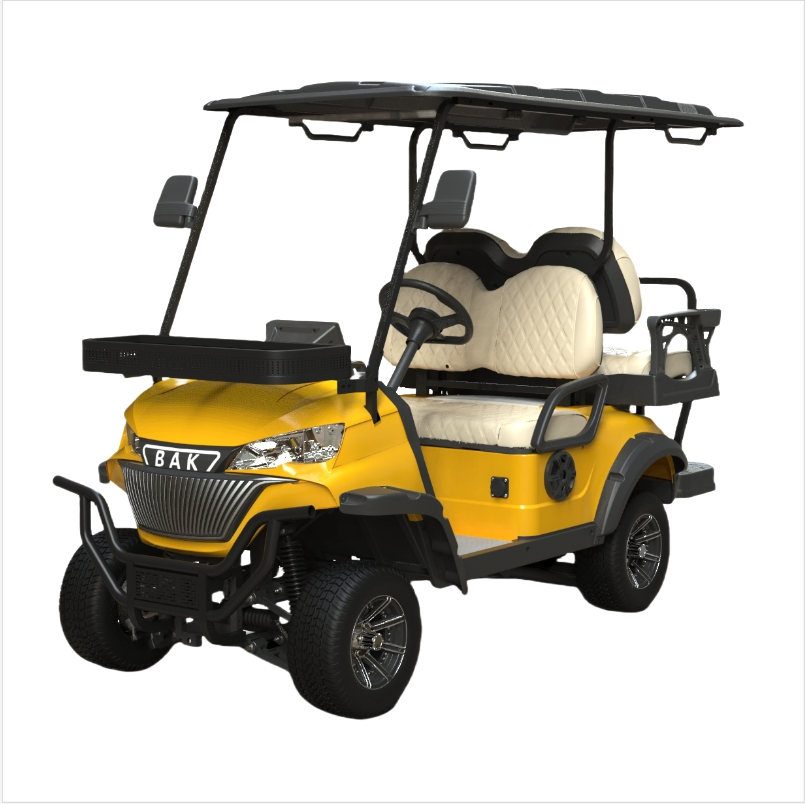 4 Seater Electric Golf Cart Shuttle Sightseeing Bus for Resort Use