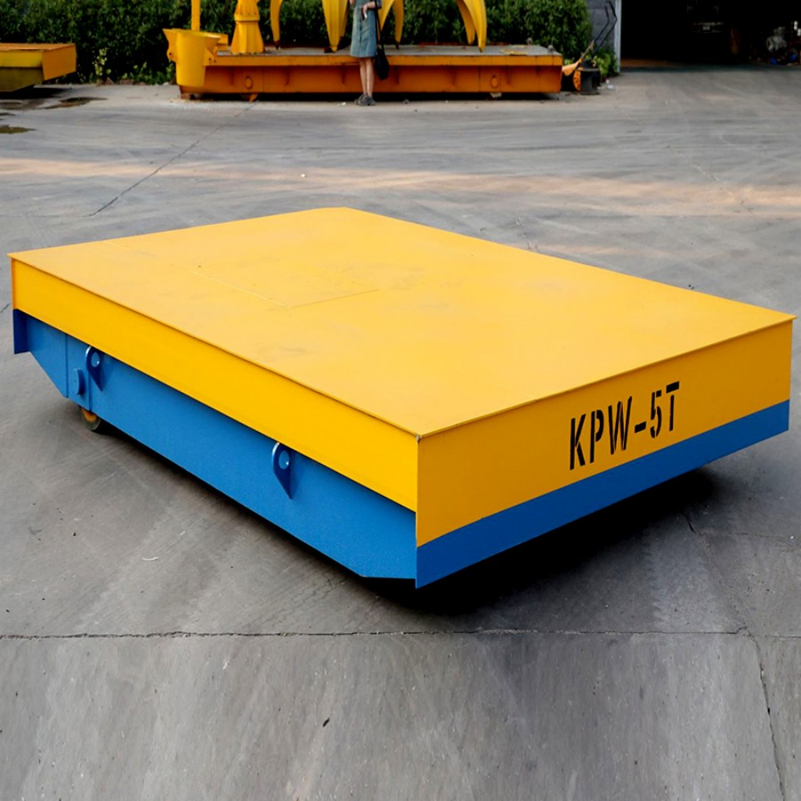 Heavy-Duty Electric Flat Cart for Industrial Warehousing and Transport