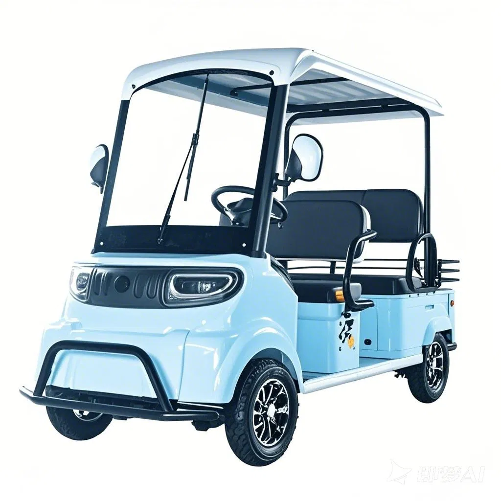 After-Sales Service Guarantee Eco-Friendly and Energy-Efficient Campus Commuting Construction Site Transport 2 Seater Golf Cart Electric Golf Cart