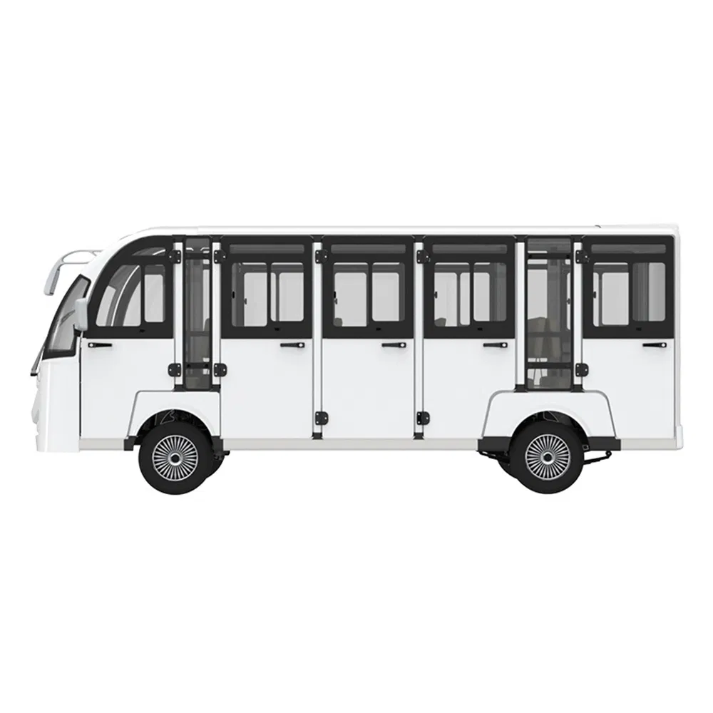 Customizable 14-Person Enclosed Golf Cart for Sightseeing Adventures