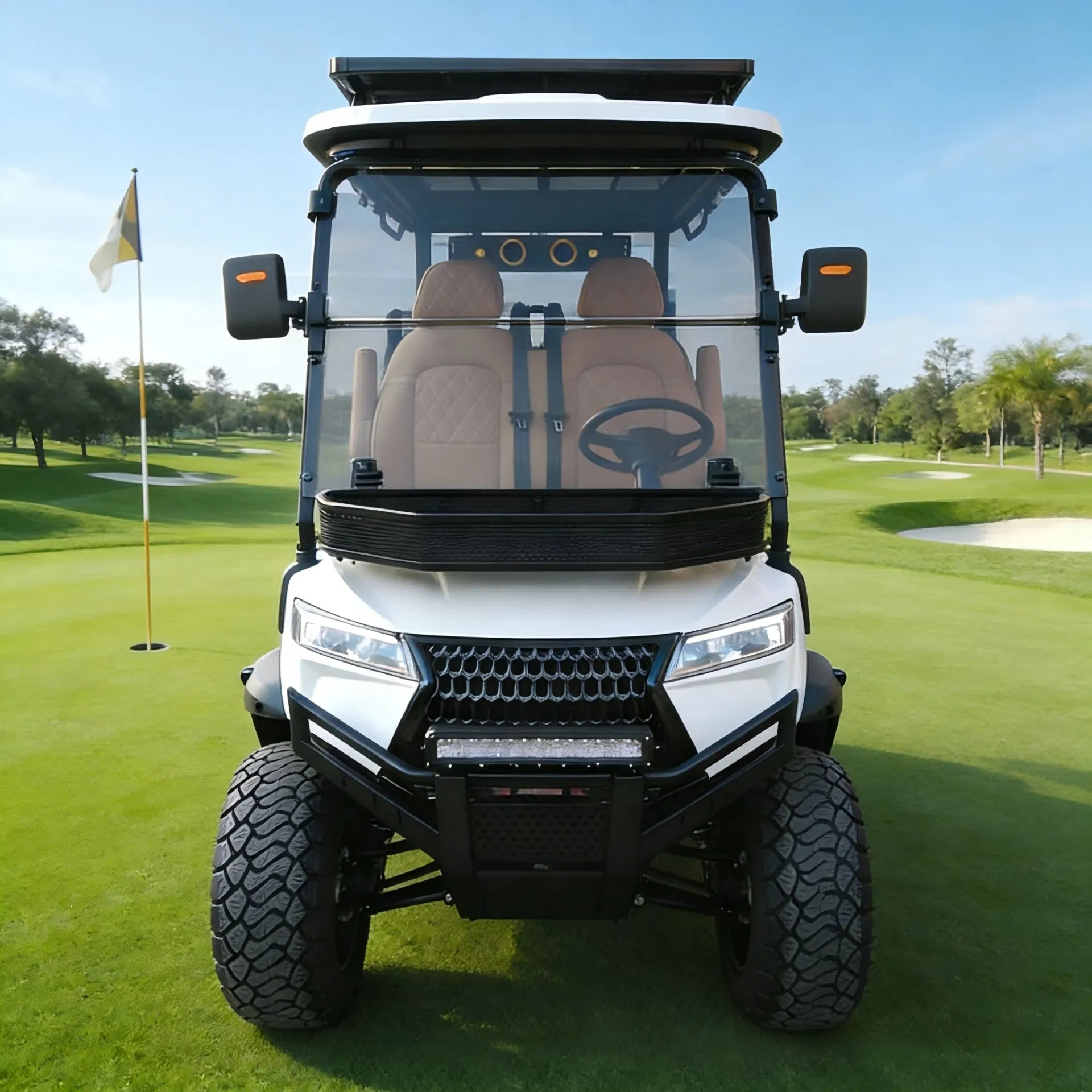 Multi-Purpose Electric Golf Cart Factory Supply for Hotel &amp; Resort Shuttle