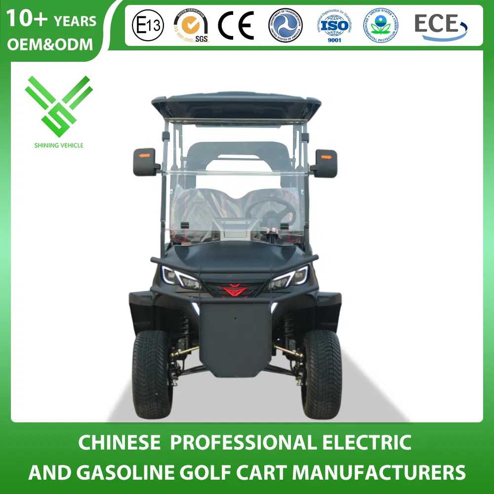 Golf Cart Manfuacturer 2/4/6/8 Seater/Seat Sightseening Hunting Offroad Club Car 48V 72V Utility Mini Lithium Electric Cart for Community Patrol and Management