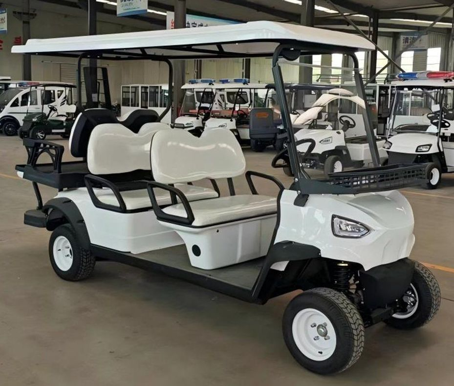China New 4+2 Seater Mini City/Airport/ Resort/ School Sightseeing Car Electric Vehicle Tourist Shuttle Bus with Lithium Battery Golf Car/Cart/Buggy/Vehicle