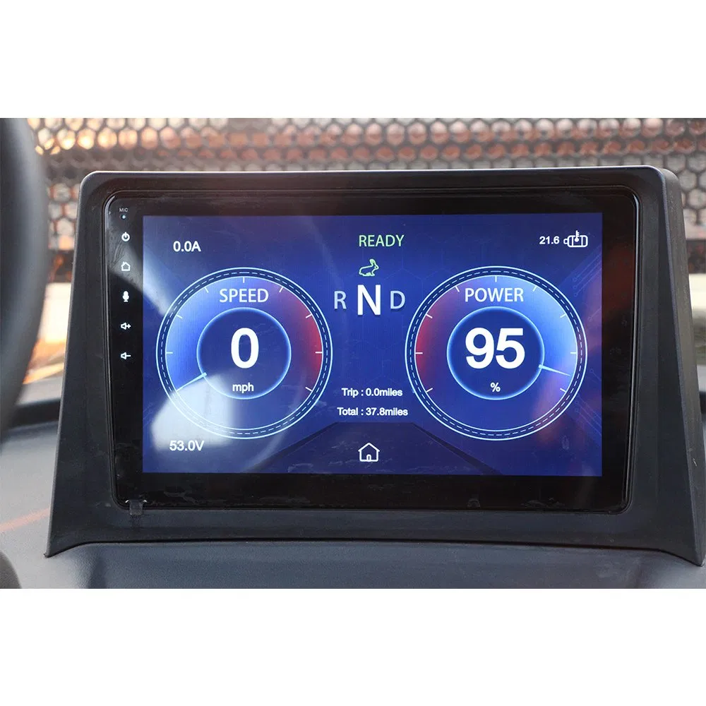 Low Price 2 Seat Club Car Electric Golf Cart Golf Trolley with Folding Rear Seat