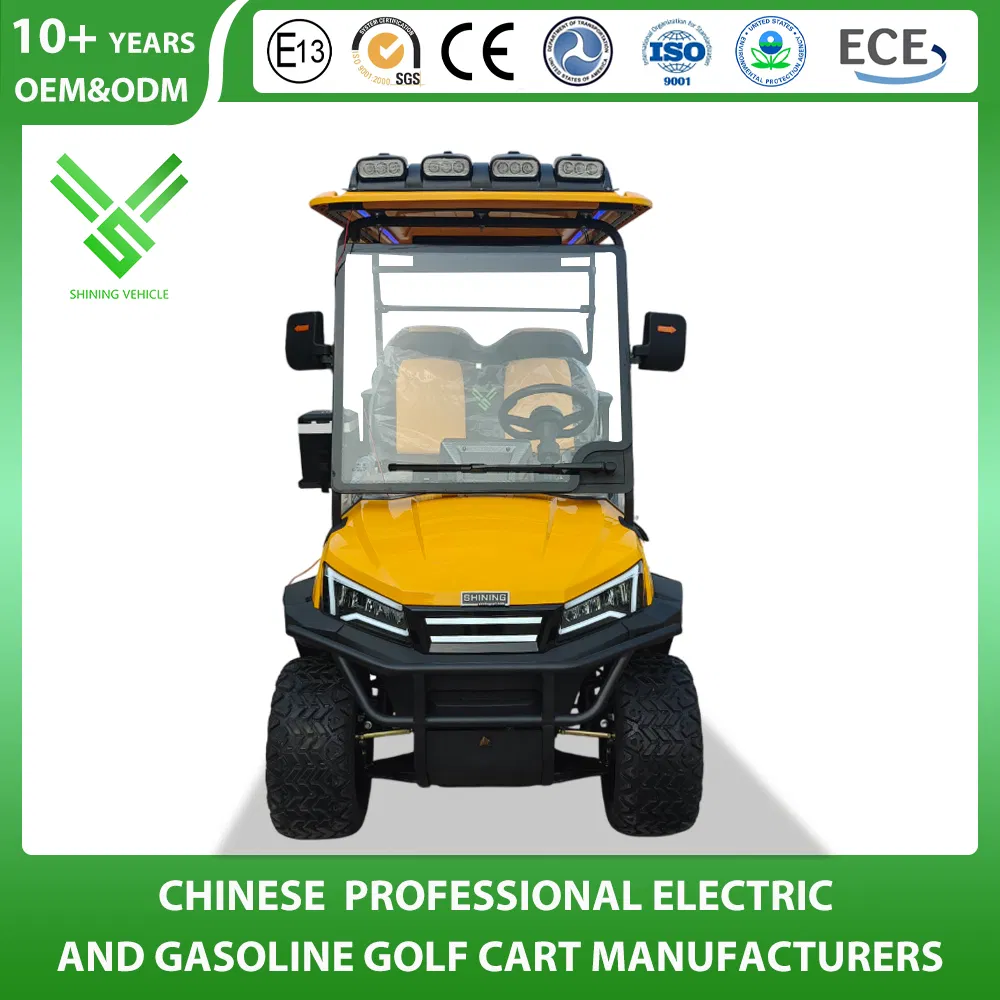 Shininglsv 4 Seat 72V Lithium Premium Passenger Shuttle EV Golf Cart
