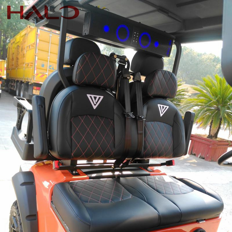 Electric Golf Cart with 48V/72V Battery Options for Parks and Villas