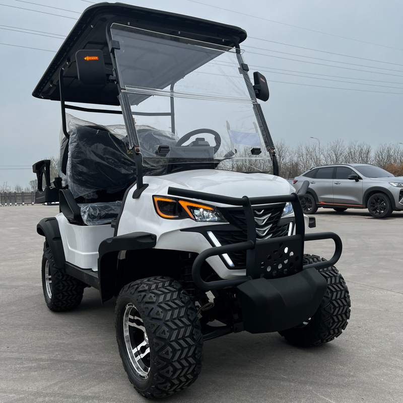 New Lifted 48V 72V off Road Electric Golf Carts 4 Seats 4 Wheel Lithium 4 Seat Solar Golf Cart