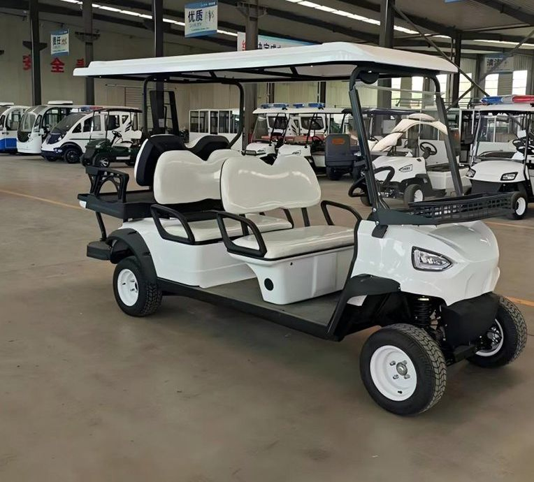 Chinese Wholesale Factory Custom Luxury Lifted Utility 4+2 Seater Seat 48V New Mini Club Golf Car Electric Golf Cart for Sale