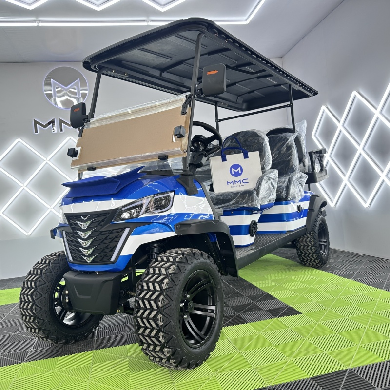 Electric 2 4 6 Passenger Golf Carts New Custom Luxury Smart Lifted Electric Hunting Golf Cart