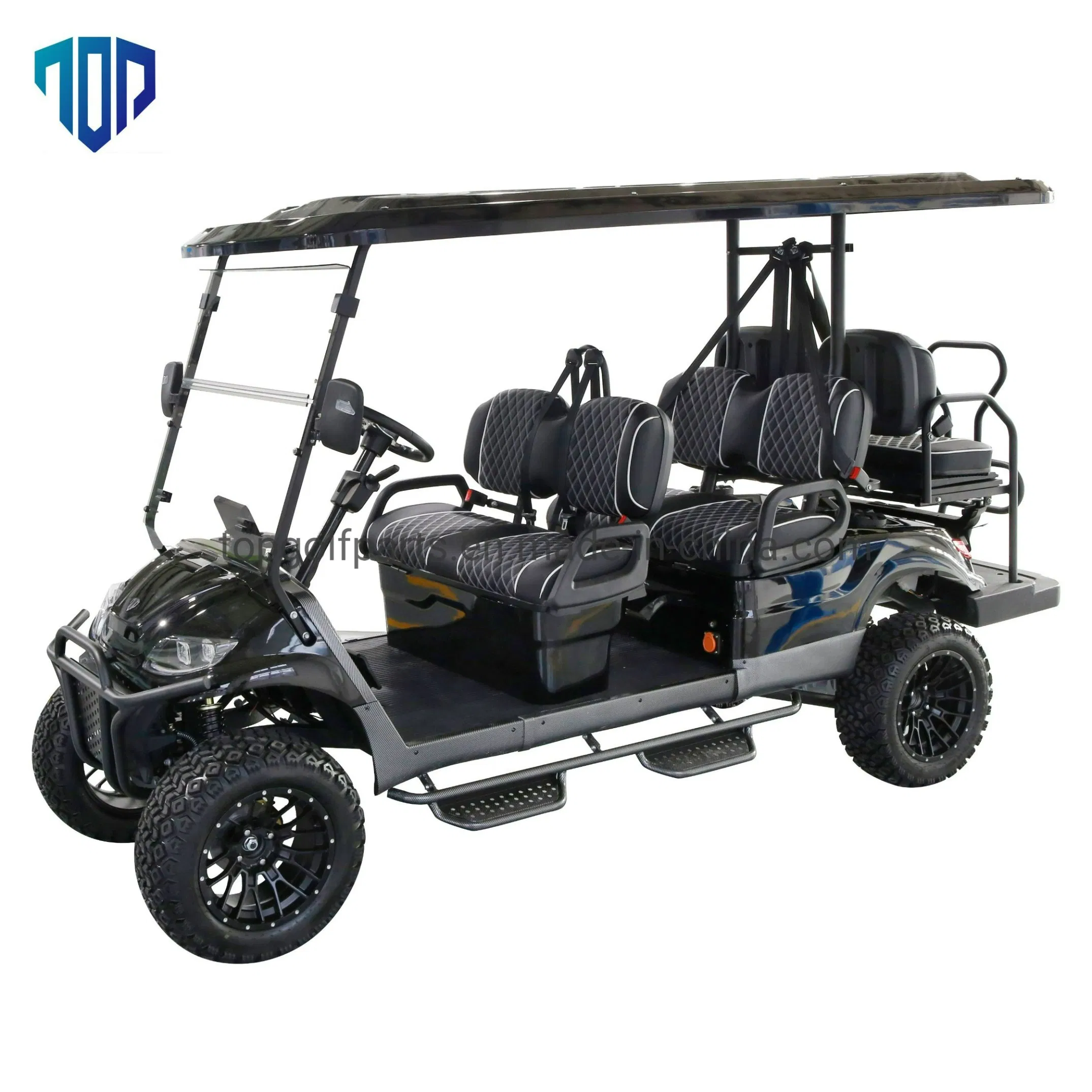 High Speed Lithium Battery Mini Electric 6 Seater Lifted Buggy Golf Carts