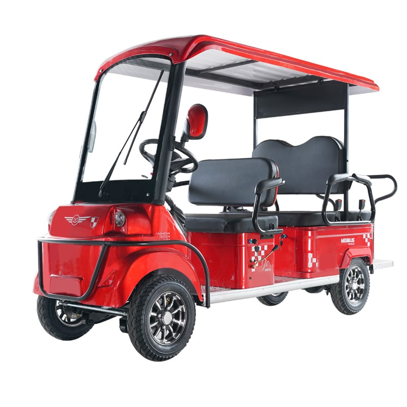 Streamlined Design Quiet Operation Campus Commuting Construction Site Transport 4 6 Seater Golf Cart Electric Golf Cart