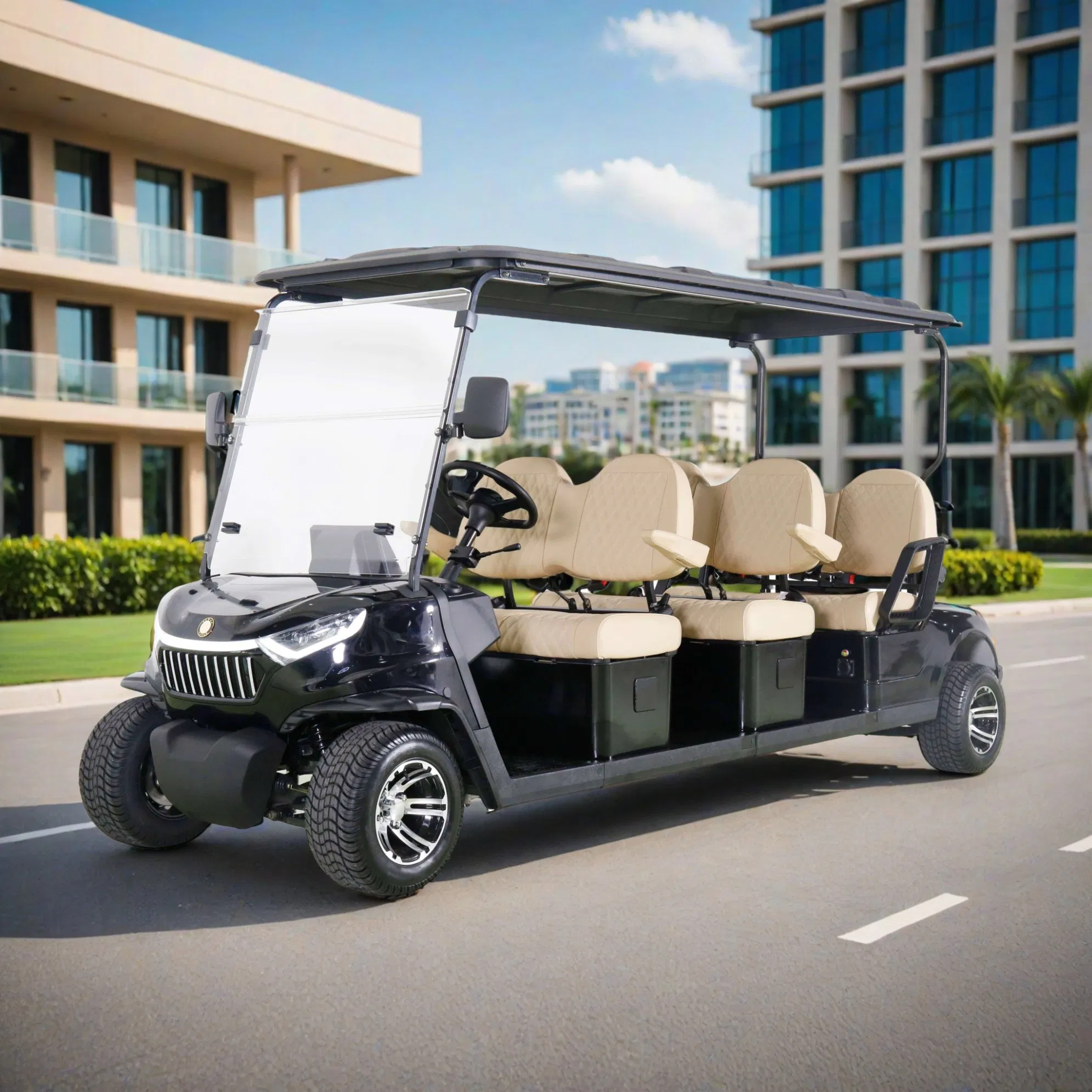 48V 5kw Electric Golf Cart for Hotel, Resort, and Campus Shuttle Service