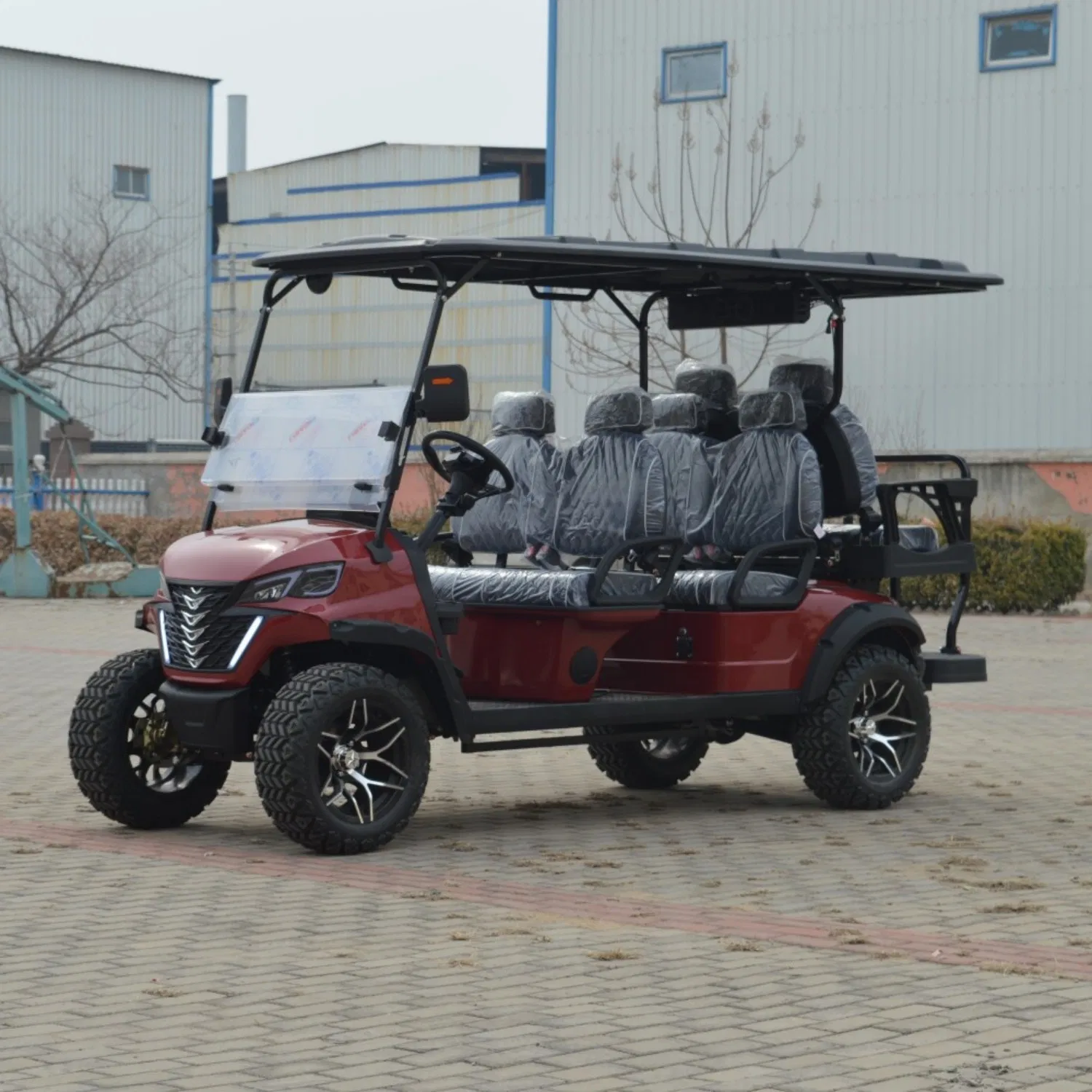 High Speed Electric Buggy 6 Seater Lithium Battery 4X4 Golf Cart Electric