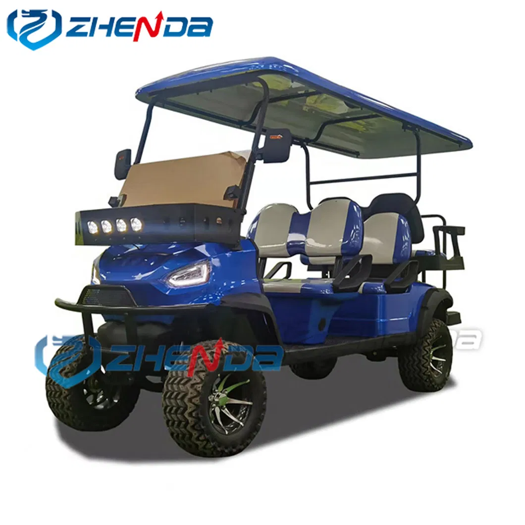 Power Steering Scooter Push Pull Folding 4X4 8 Seat Electric Battery Cart Hub Caps Trunk Shade Cover Board 48V Golf Cart