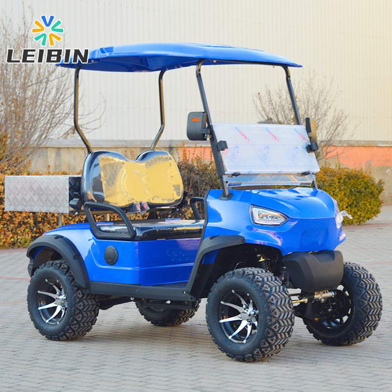 48V Buggy Farm Work Trolley Utility Vehicle Lifted Cargo Box for Sale Electric Golf Cart UTV Mini Truck