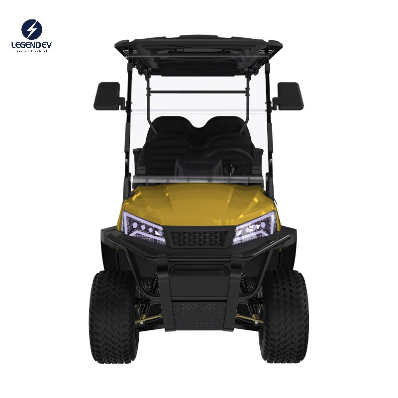 Cheap 4 Passenger Foldable Windshield Travel Beach Street Legal EV Golf Cart