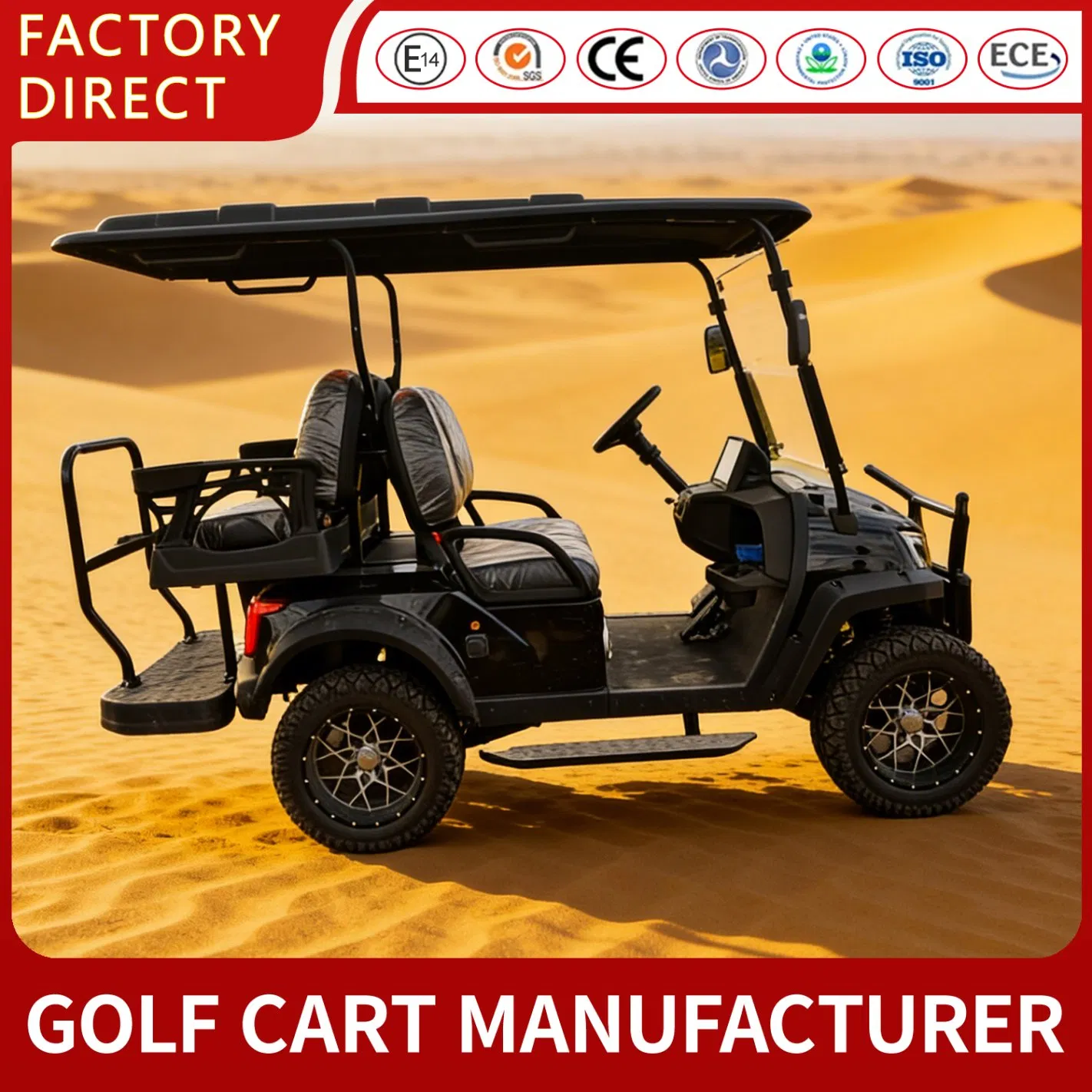 Zlingcar China High-Performance Street Legal Golf Cart with Lithium Battery