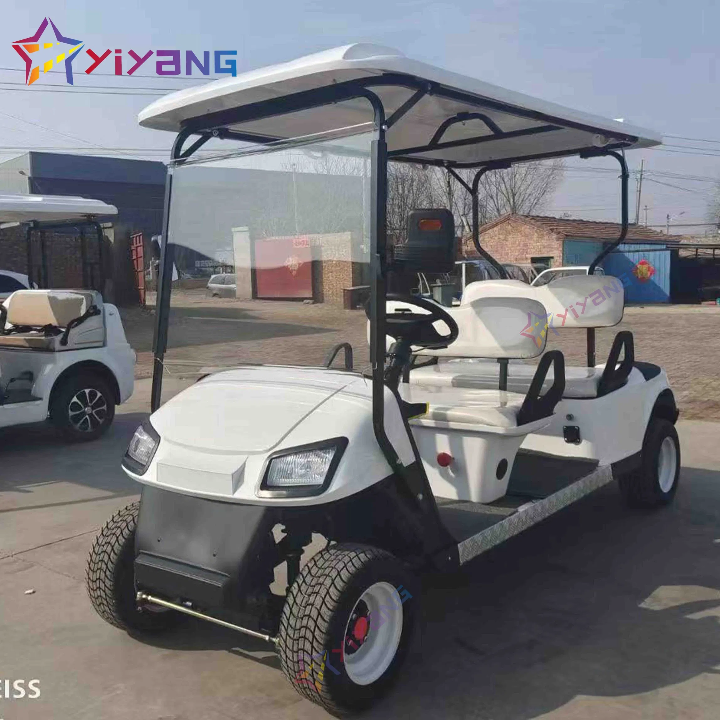 Factory CE New Export Electric Cart Golf Course Club 2/4/6/8 Seater off-Road Sightseeing Car Solar Power Electric Golf Cart