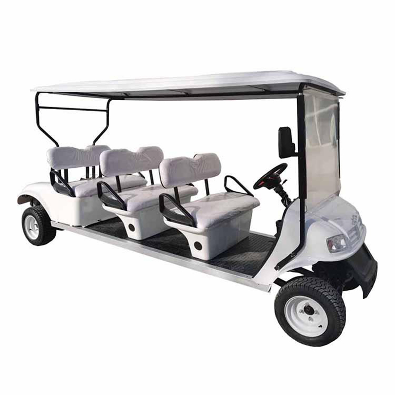 CE Certification New Road Legal Electric 8 Seat Golf Cart Farm Utility Electric Vehicle with Rear Seat