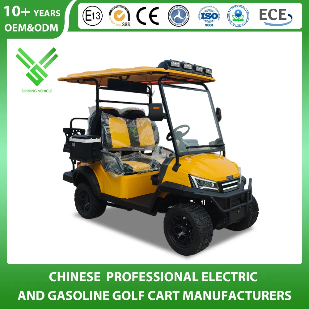 Shininglsv 4 Seat 72V Lithium Premium Passenger Shuttle EV Golf Cart