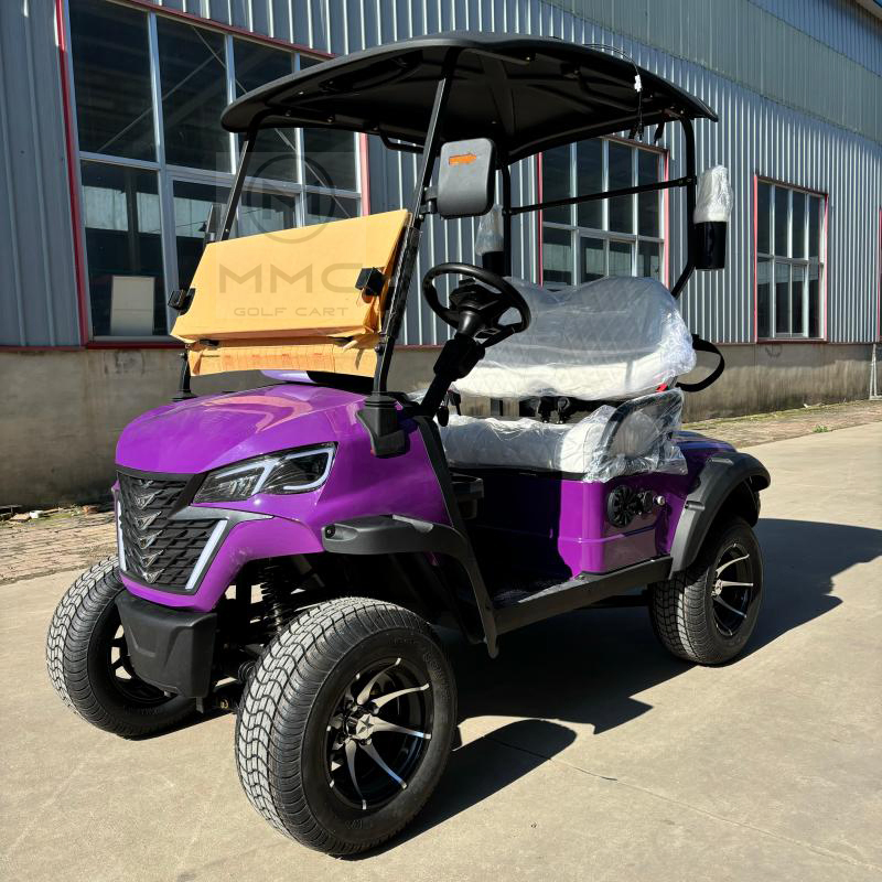 MMC Wholesale Utility Vehicle 4 Wheel Golf Cart Lithium Battery Golf Car off Road Electric Farm Golf Cart with Rear Cargo Box