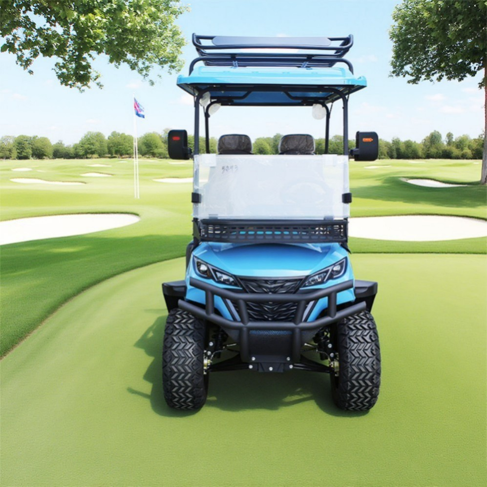 Manufacturer Custom Luxury 2+2 Seat Electric off-Road Golf Cart Buggy with 48V Battery Voltage