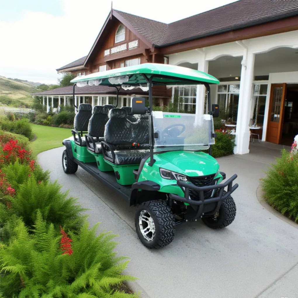Tour See RV Hotel Sales Department Real Estate Campus Four-Wheel Electric Golf Cart Sightseeing Bus